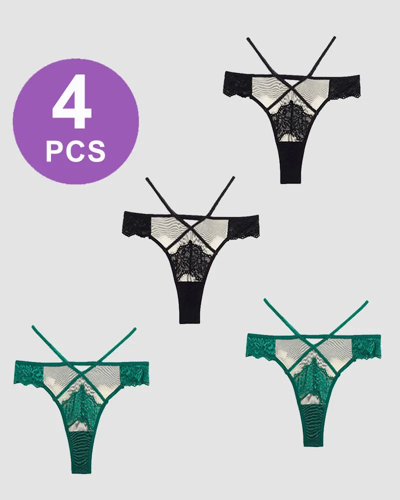 Lace Mid-Rise High Stretch Panties sold by Avid Love product image thumbnail 3
