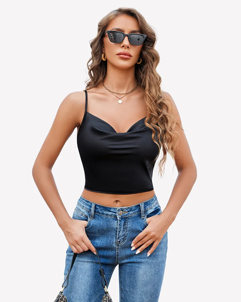 Silk Satin Camisole Y2k Tank Top sold by Avid Love product image thumbnail 3