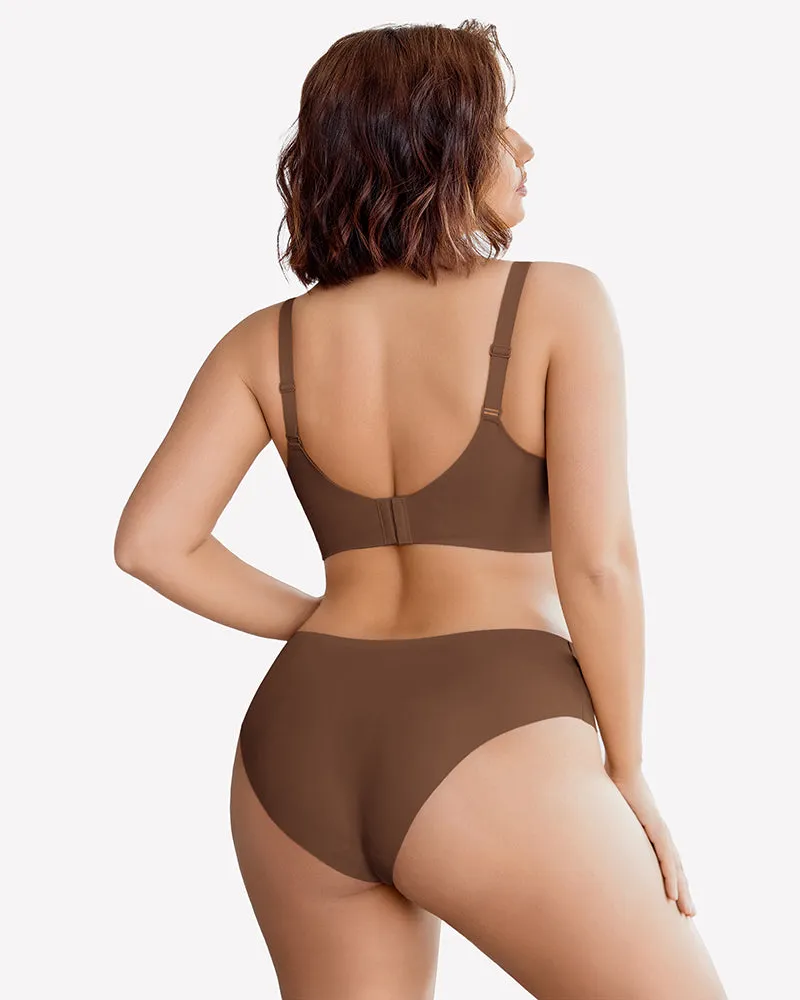 Lace Full Coverage Wireless Padded Seamless Bra sold by Avid Love product image thumbnail 4