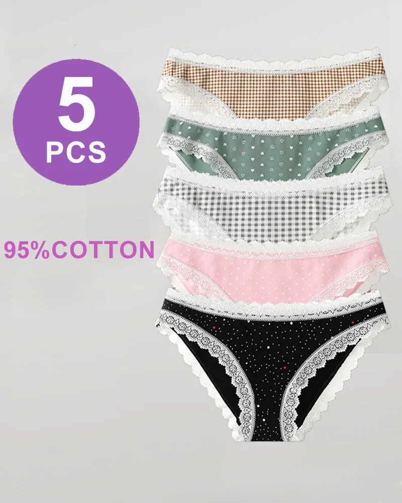 Lace Edge Print Panties sold by Avid Love