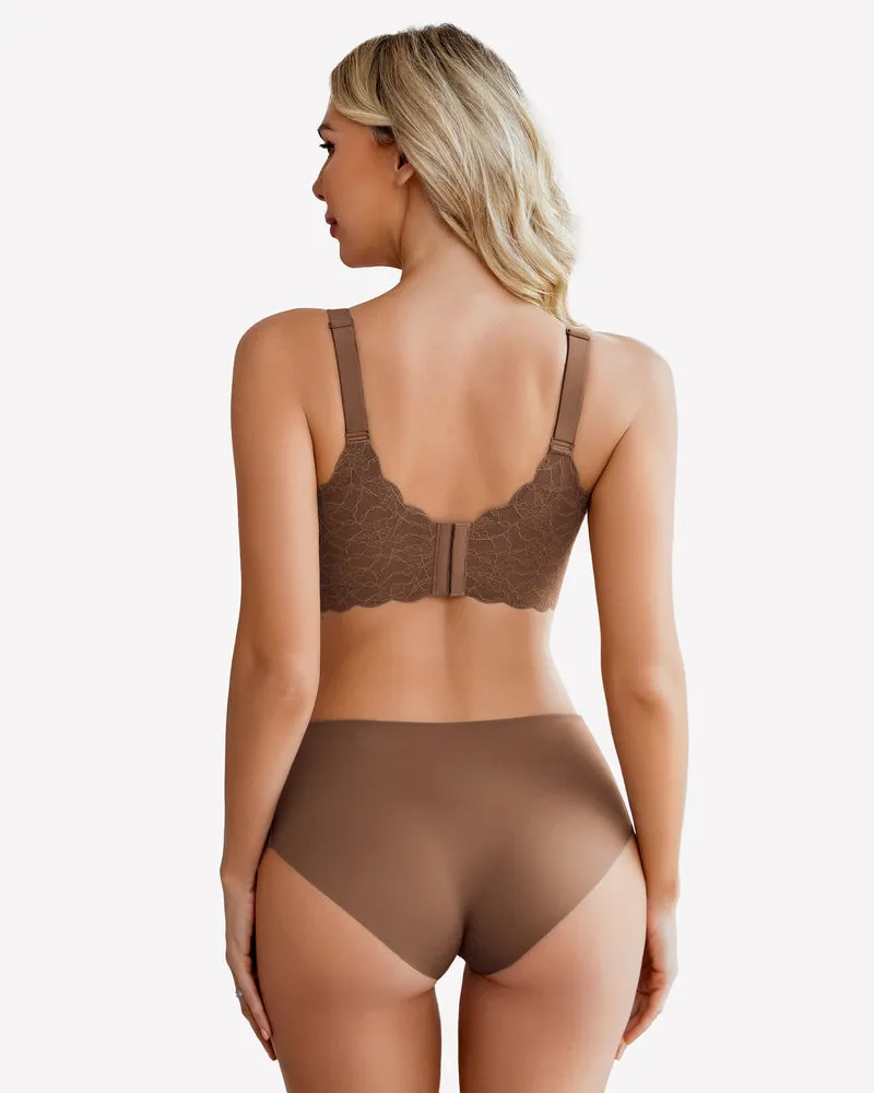 Wireless Full Coverage Lace Bra sold by Avid Love product image thumbnail 2
