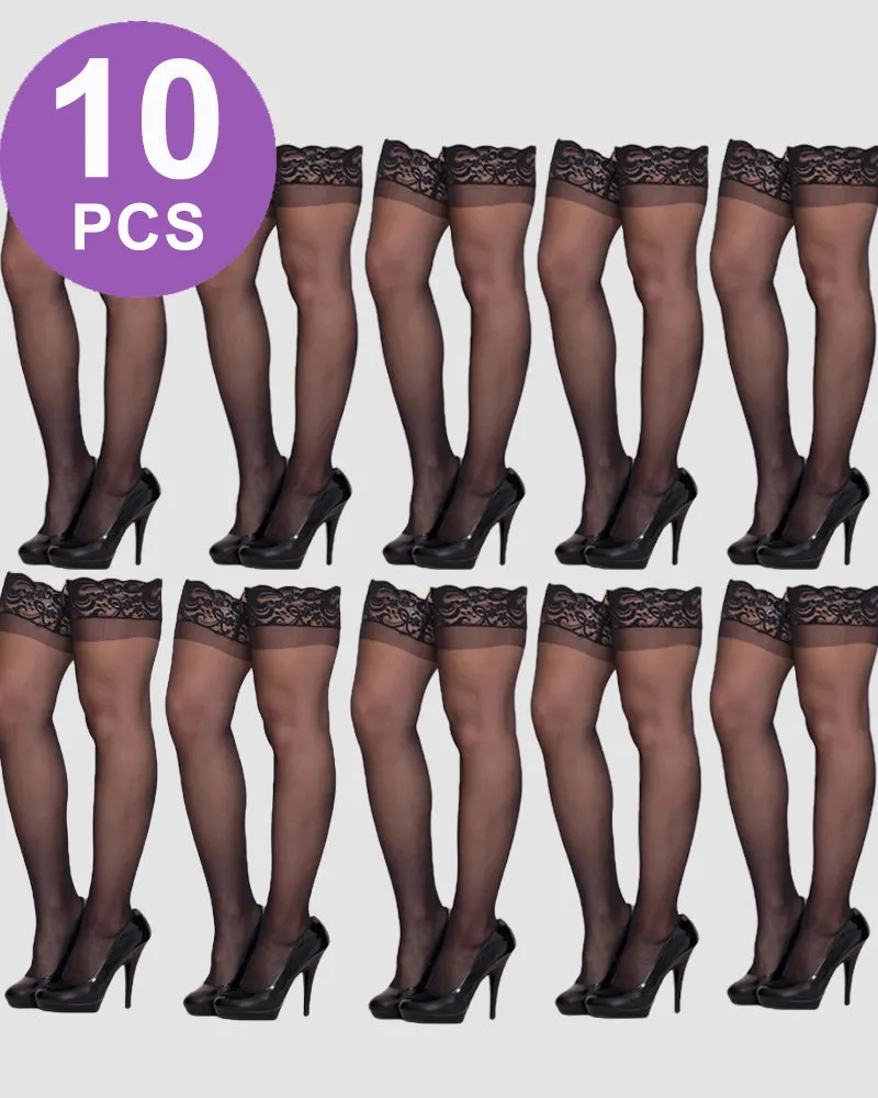 Rhinestone Knee Stockings sold by Avid Love product image thumbnail 3