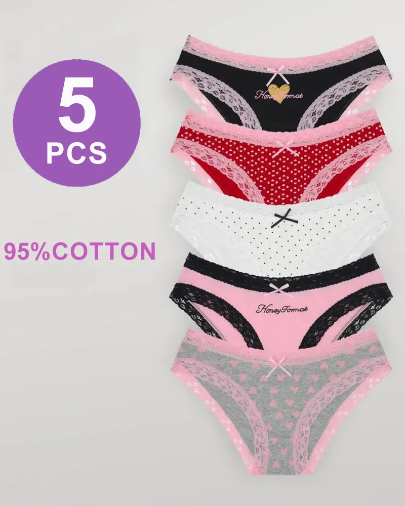 Lace print low waist Panties sold by Avid Love