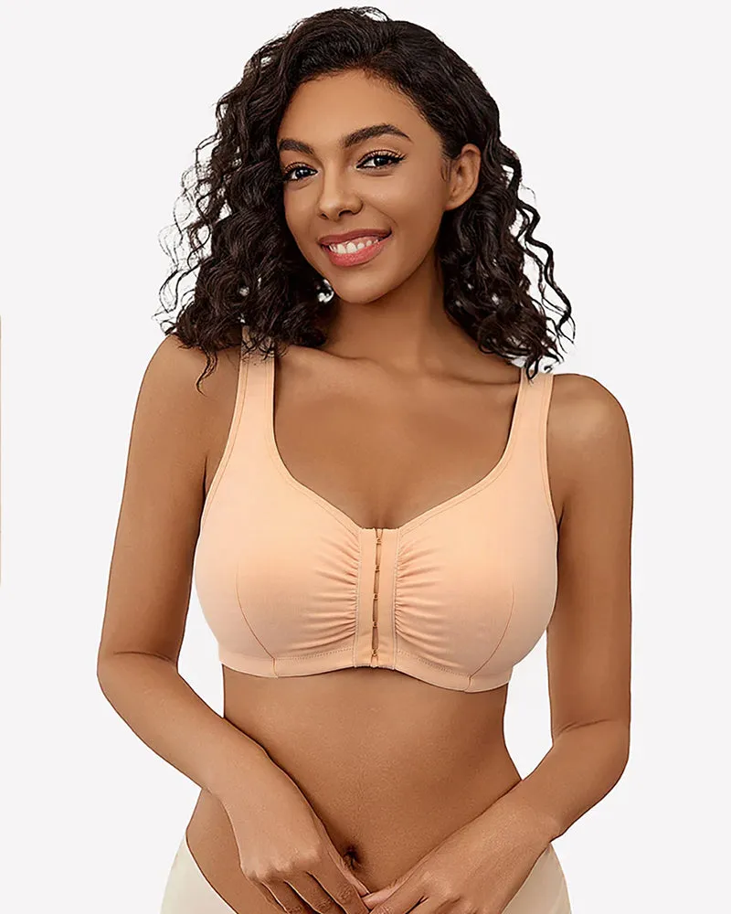Front Clasp Non-Wired Breathable Bra sold by Avid Love