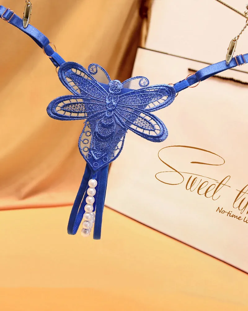 Pearl Crotchless Thong Panties sold by Avid Love product image thumbnail 4