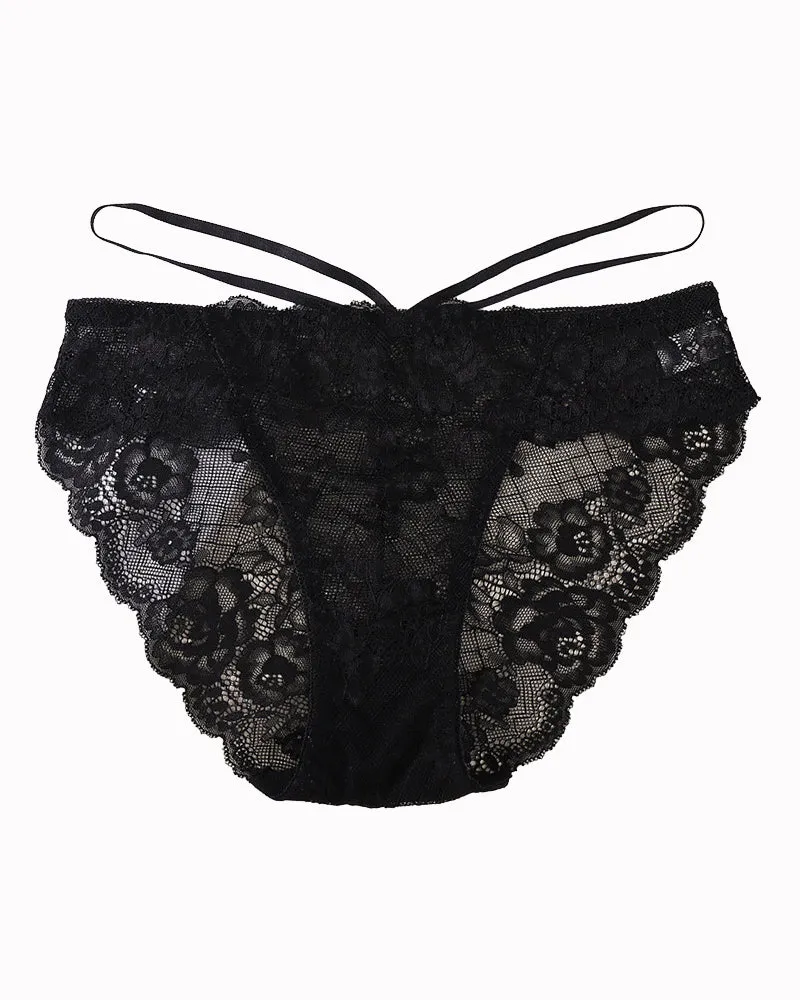 Lace Hipster V-Shape Panties sold by Avid Love product image thumbnail 5