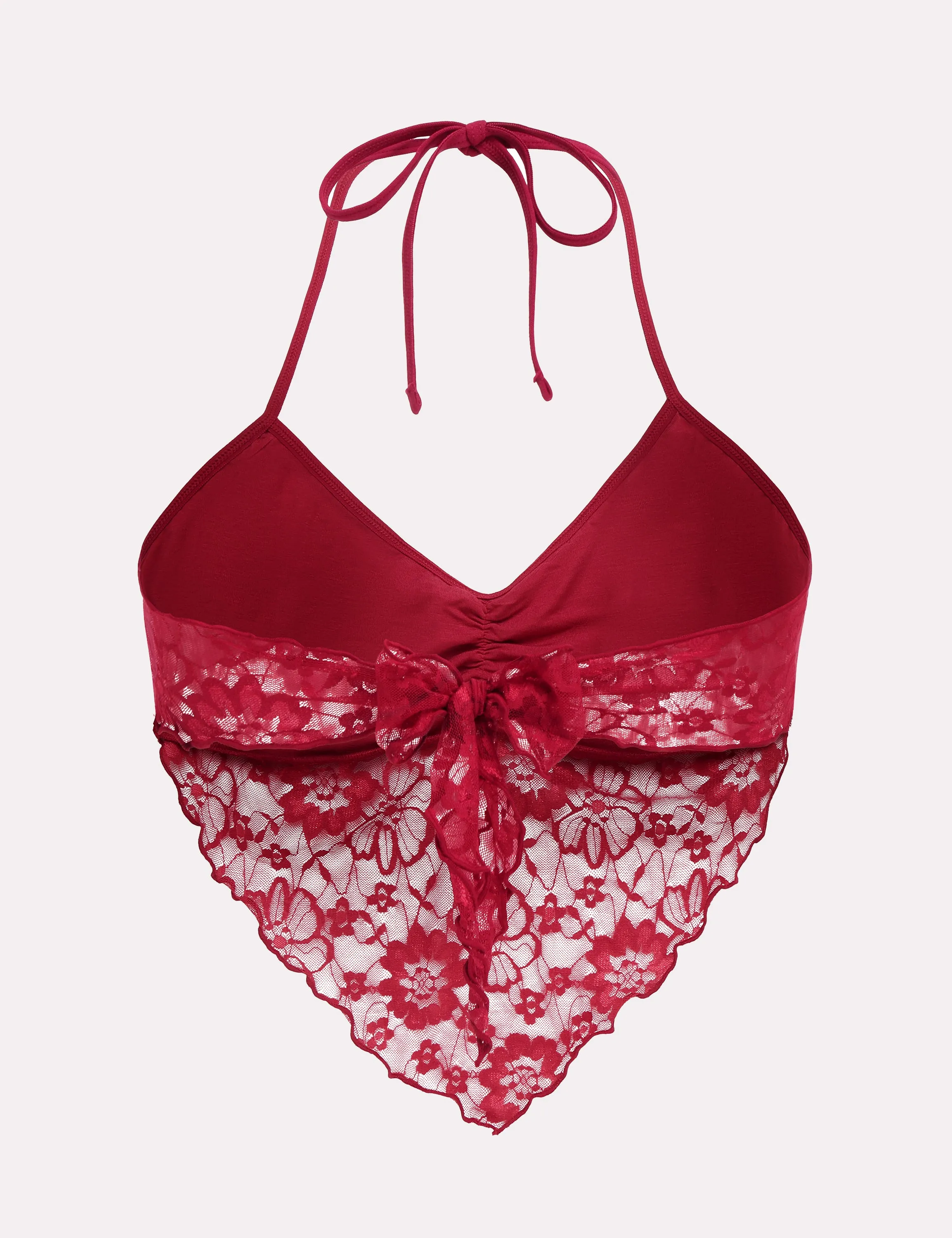 Crop Top Halter V Neck Cami Tank sold by Avid Love product image thumbnail 3