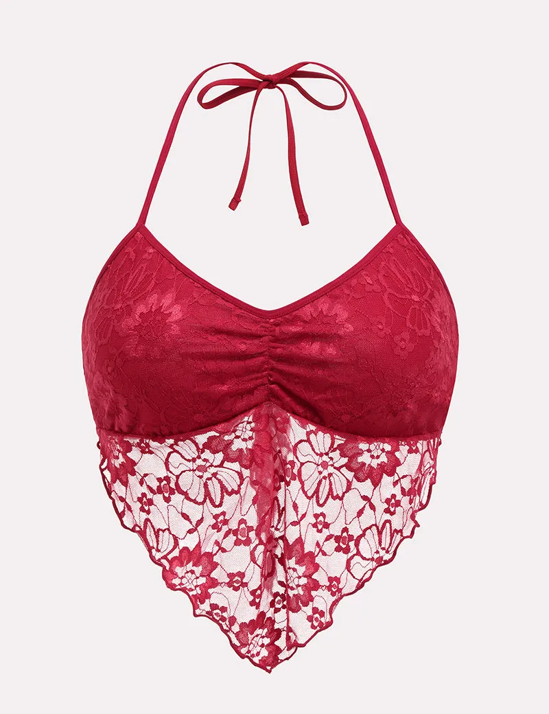 Crop Top Halter V Neck Cami Tank sold by Avid Love product image thumbnail 2