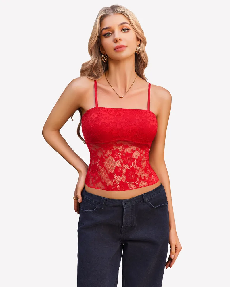 Lace Tops Going Out Cami Y2K Top sold by Avid Love product image thumbnail 5