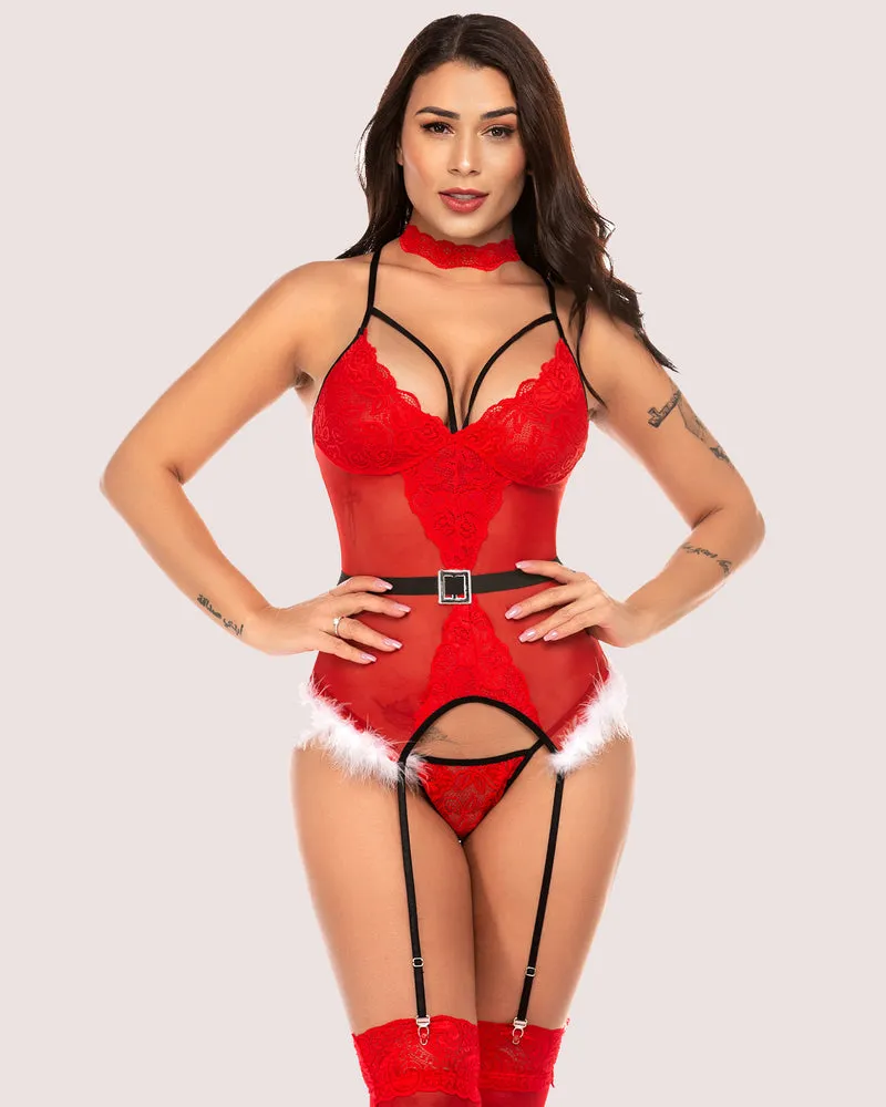 Lace Lingerie Set Corset Outfits (DE Only) sold by Avid Love product image thumbnail 3