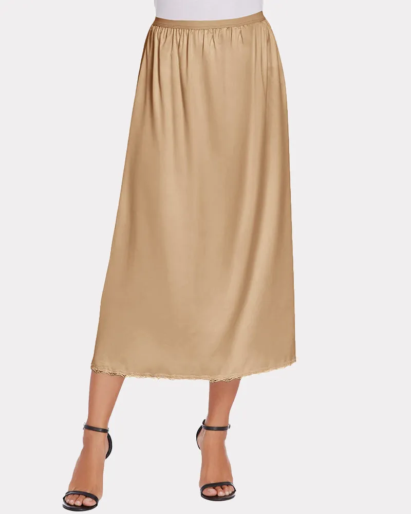 Satin Half Slip Lace Long Underskirt (DE Only) sold by Avid Love product image thumbnail 5