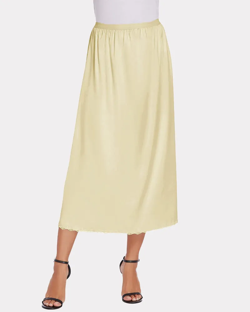 Satin Half Slip Lace Long Underskirt (DE Only) sold by Avid Love product image thumbnail 3
