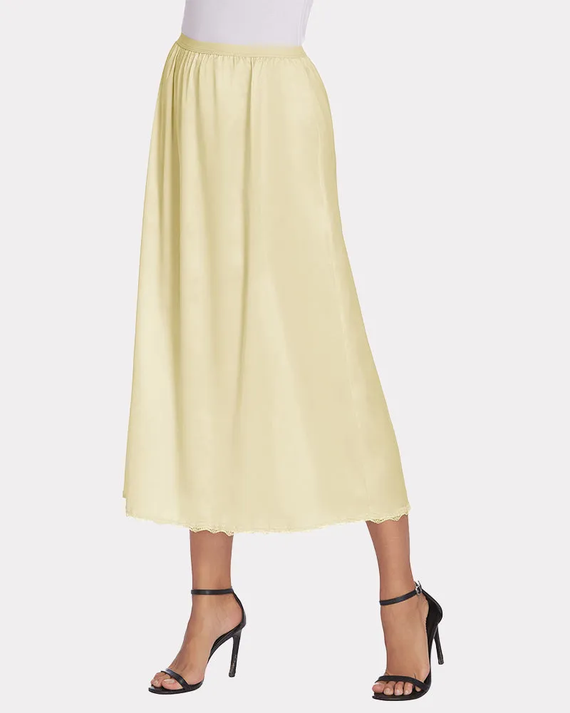 Satin Half Slip Lace Long Underskirt (DE Only) sold by Avid Love product image thumbnail 4