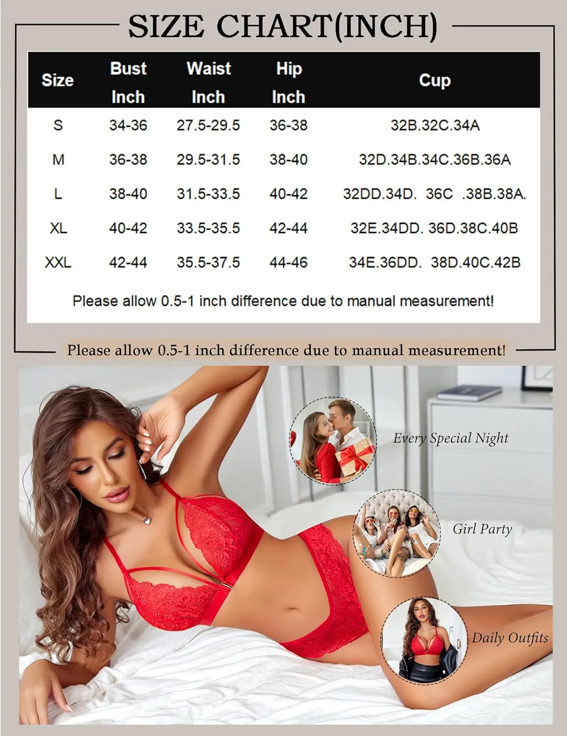 Lingerie Sets Bra and Panty sold by Avid Love product image thumbnail 4