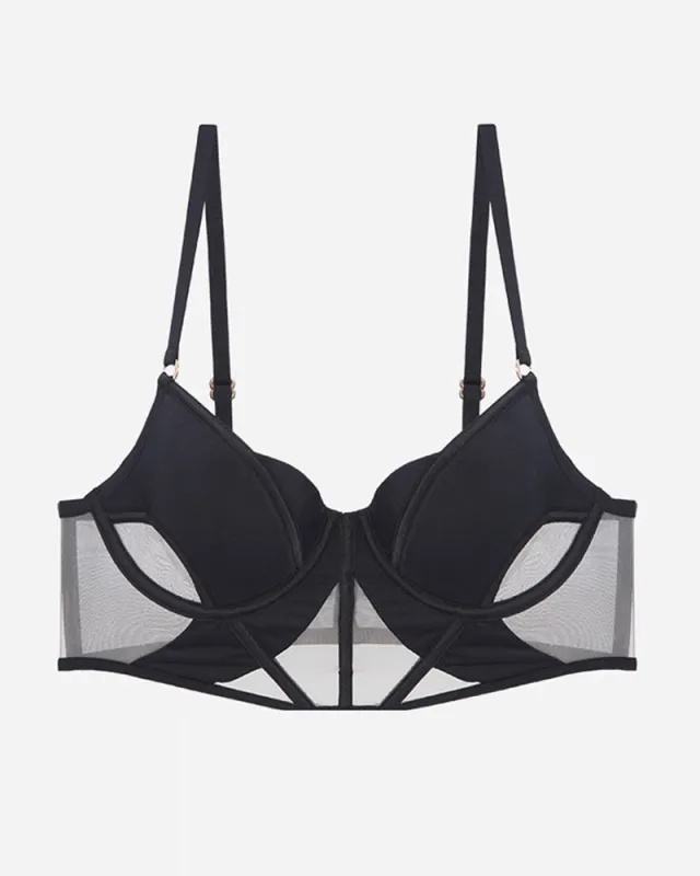 Push Up Mesh Hollow Bra sold by Avid Love