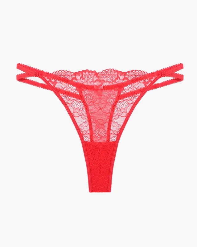 Vintage Lace Panties Thong made by Avid Love