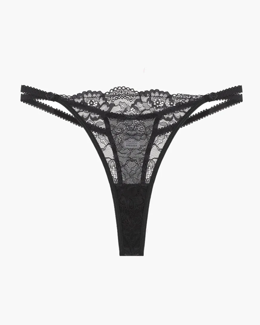 Vintage Lace Panties Thong sold by Avid Love product image thumbnail 2