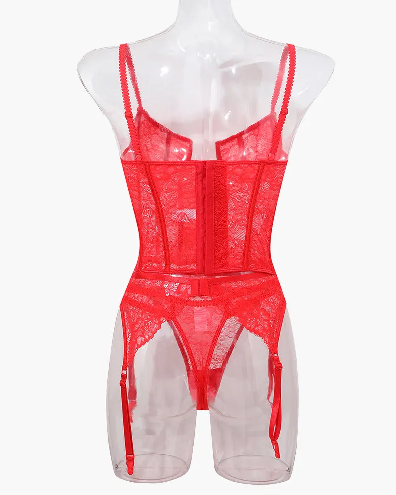 Push Up Corset Bra and Panty Sets sold by Avid Love product image thumbnail 5