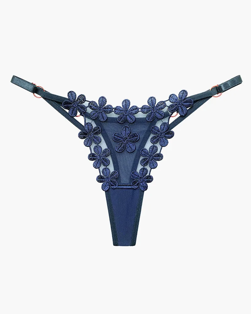Flower Embroidery Mesh Lace Panties sold by Avid Love product image thumbnail 3