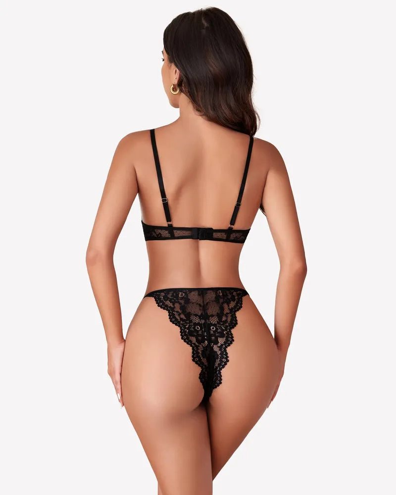 Lace Teddy One Piece Lingerie sold by Avid Love product image thumbnail 5