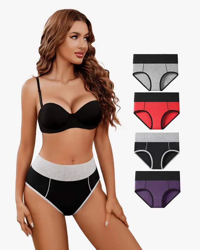 Cotton Hipster Panties High Waist Briefs made by Avid Love
