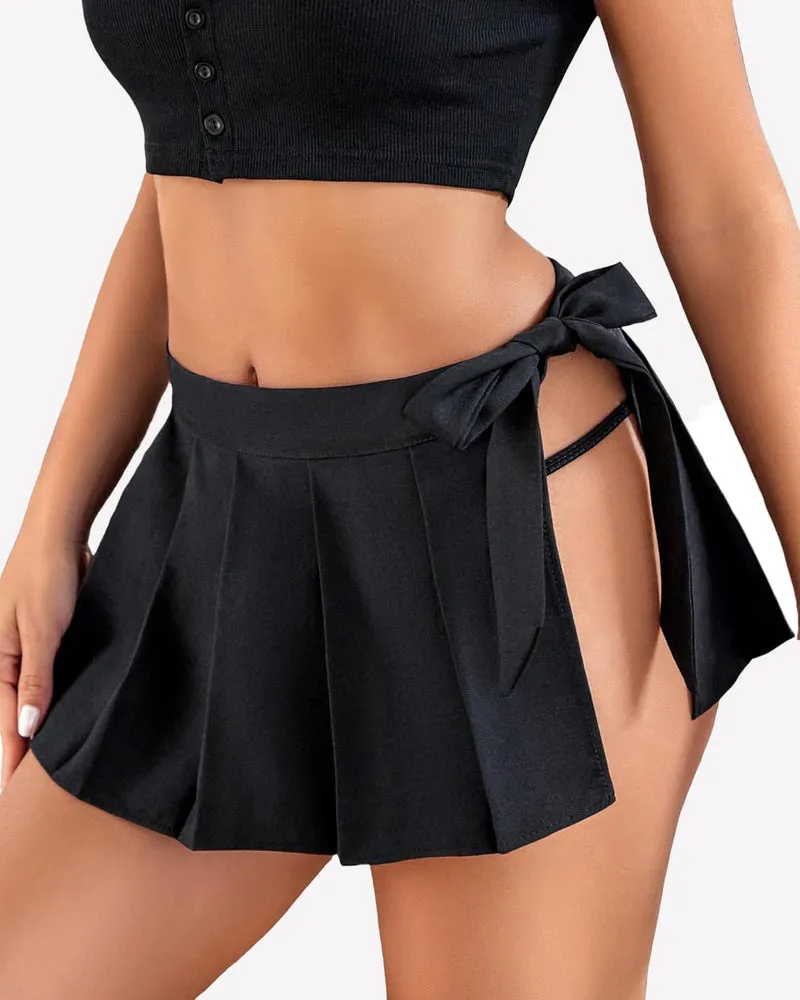 Pleated Mini Skirt Role Play Skirts sold by Avid Love
