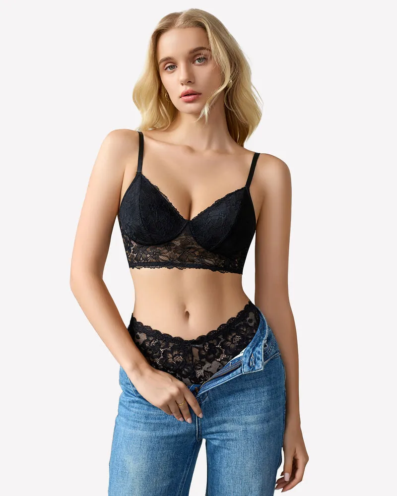 Lace Bra Bralettes Wireless Bras sold by Avid Love