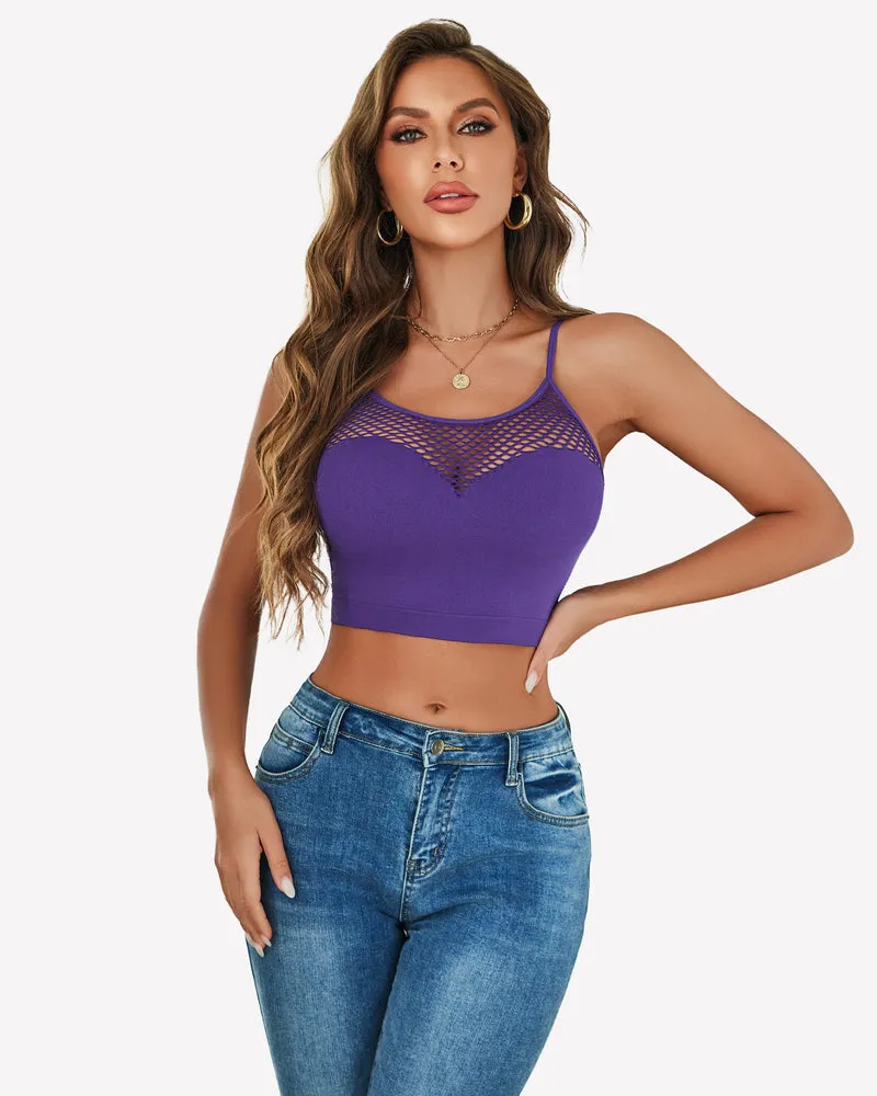 Fishnet Crop Tops Y2k Bralette sold by Avid Love product image thumbnail 3