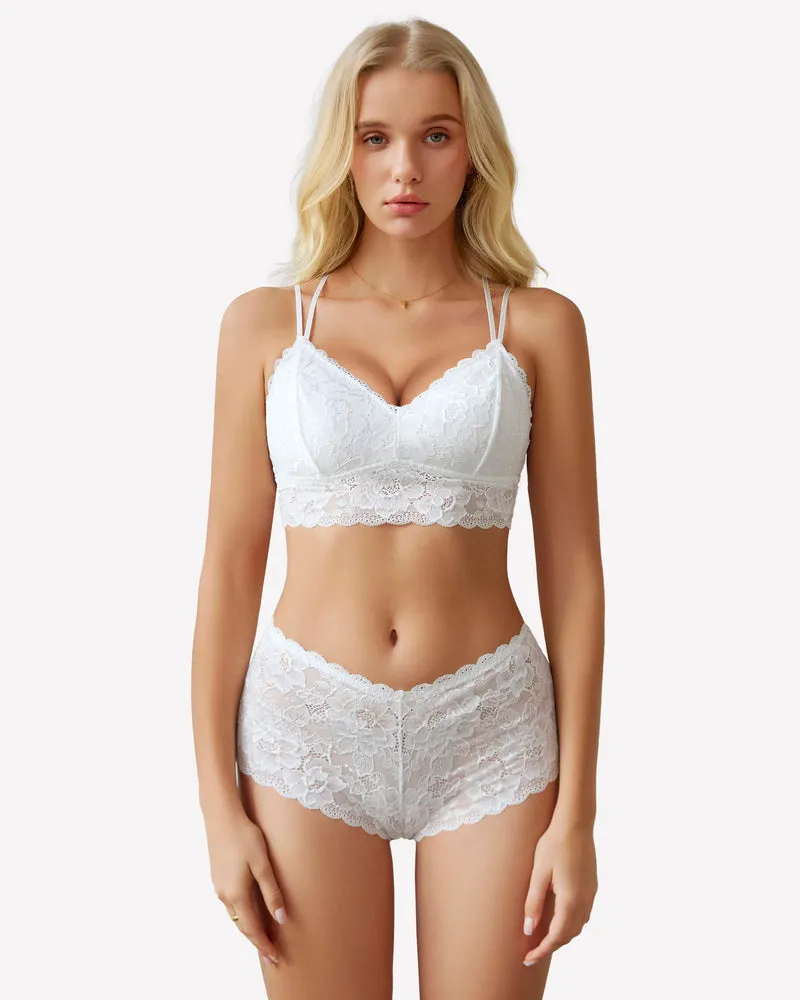 2 Piece Lace Bra and Panty Set sold by Avid Love product image thumbnail 5