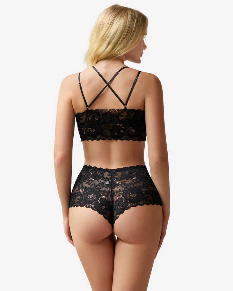 2 Piece Lace Bra and Panty Set sold by Avid Love product image thumbnail 3