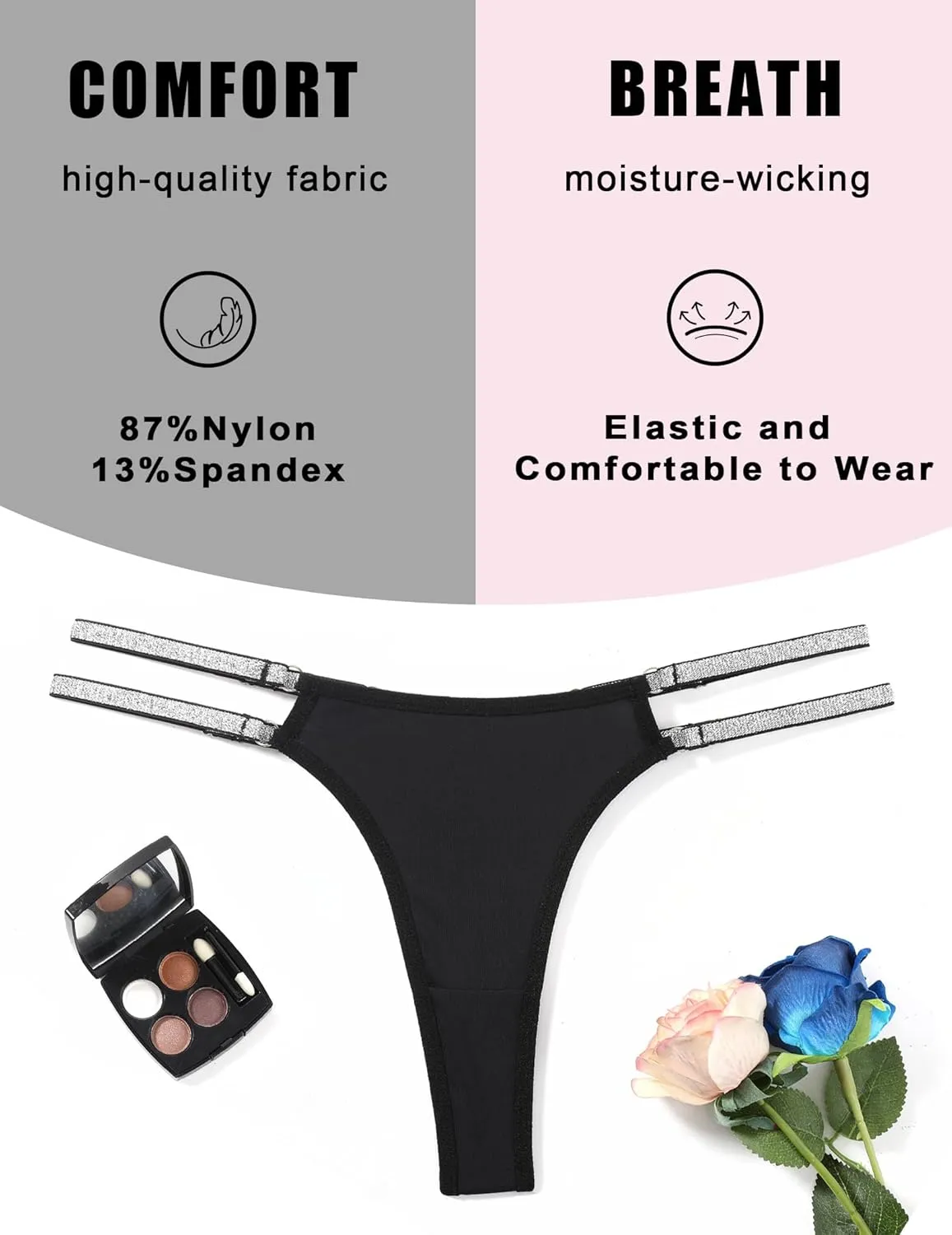 Low Waist Brazilian Tanga Panties sold by Avid Love product image thumbnail 5