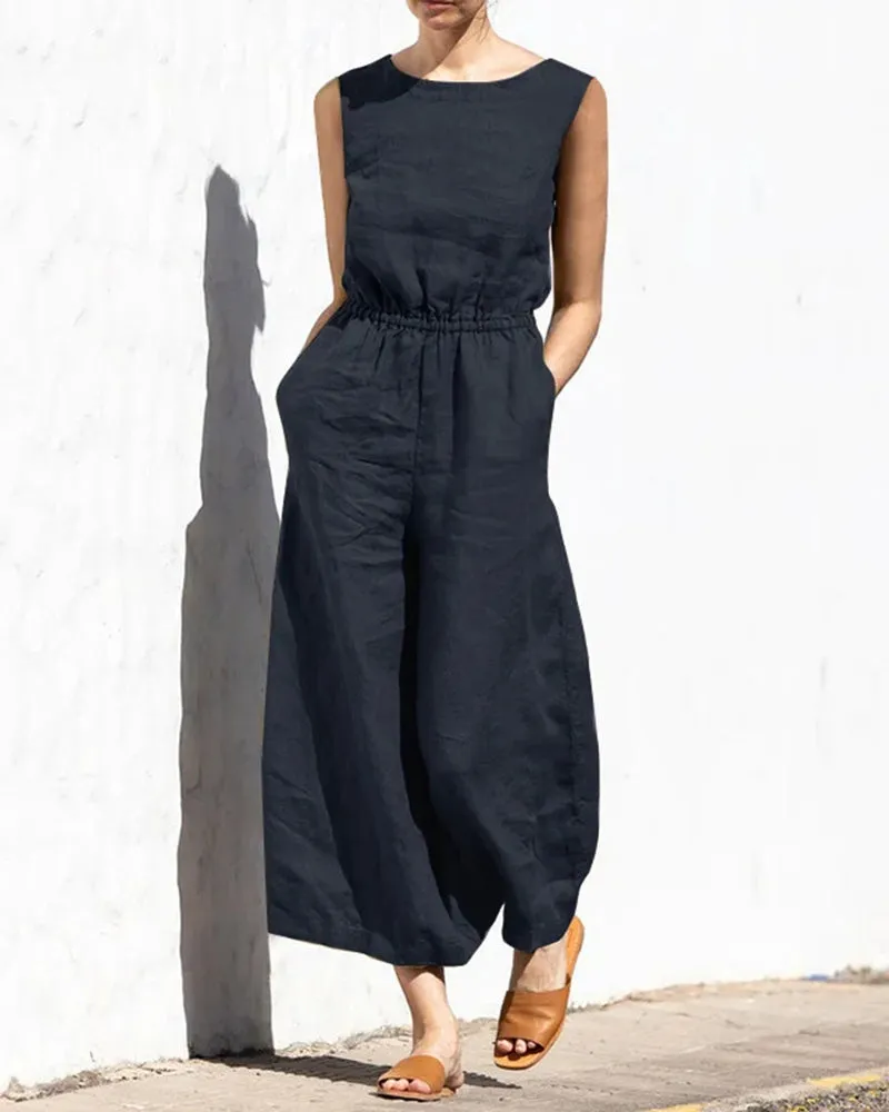 Wide Leg Long Jumpsuit sold by Avid Love product image thumbnail 3