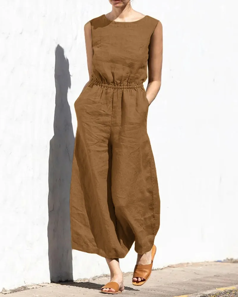 Wide Leg Long Jumpsuit sold by Avid Love product image thumbnail 5