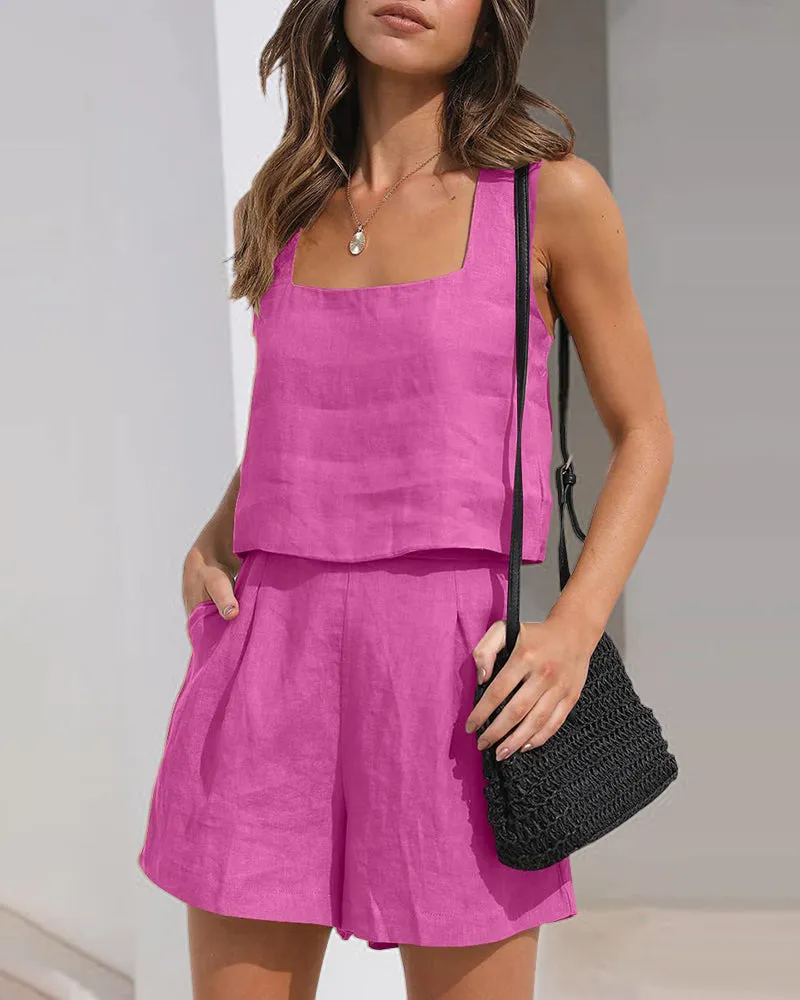 Crop Tops Shorts Sets sold by Avid Love product image thumbnail 4