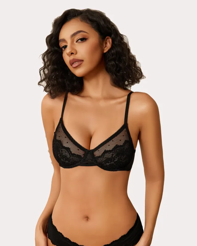 Minimizer Bras Sheer Balconette sold by Avid Love