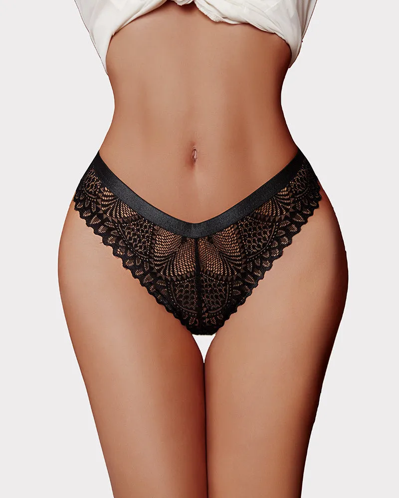 Lace Rhinestone Panty sold by Avid Love product image thumbnail 3