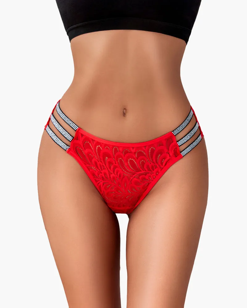 Lace Glitter Panty sold by Avid Love product image thumbnail 4