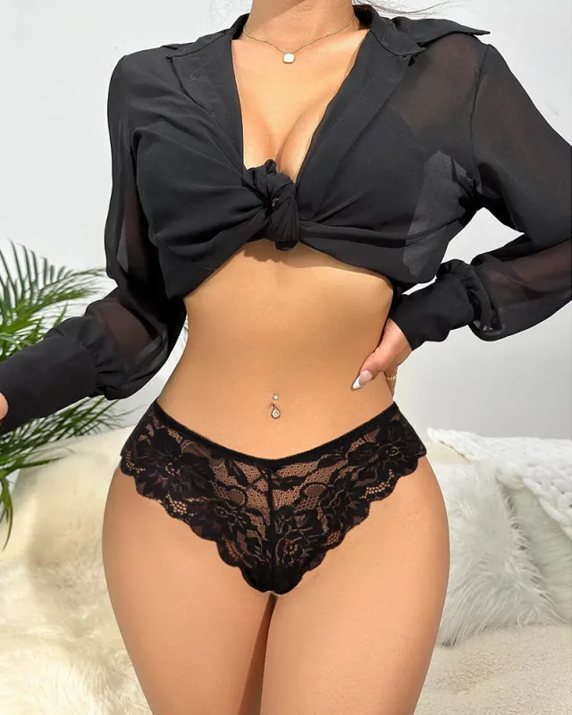 Floral Lace Panties sold by Avid Love