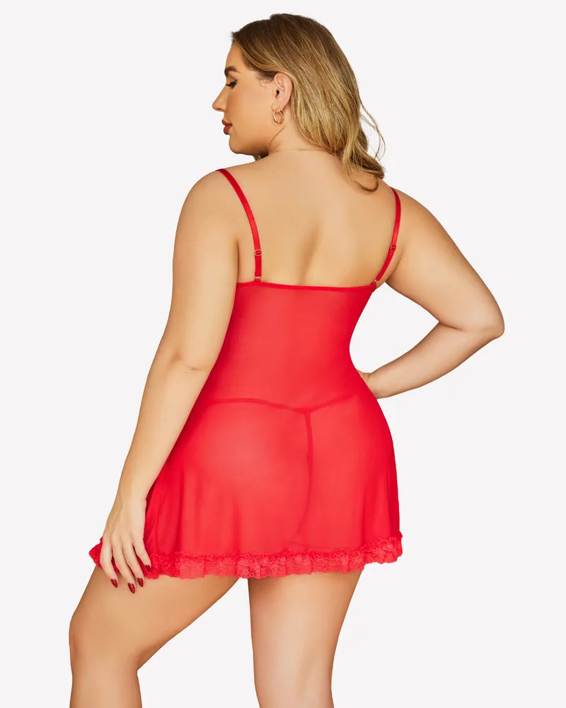 Lace Chemise Dress Night Gowns sold by Avid Love product image thumbnail 4