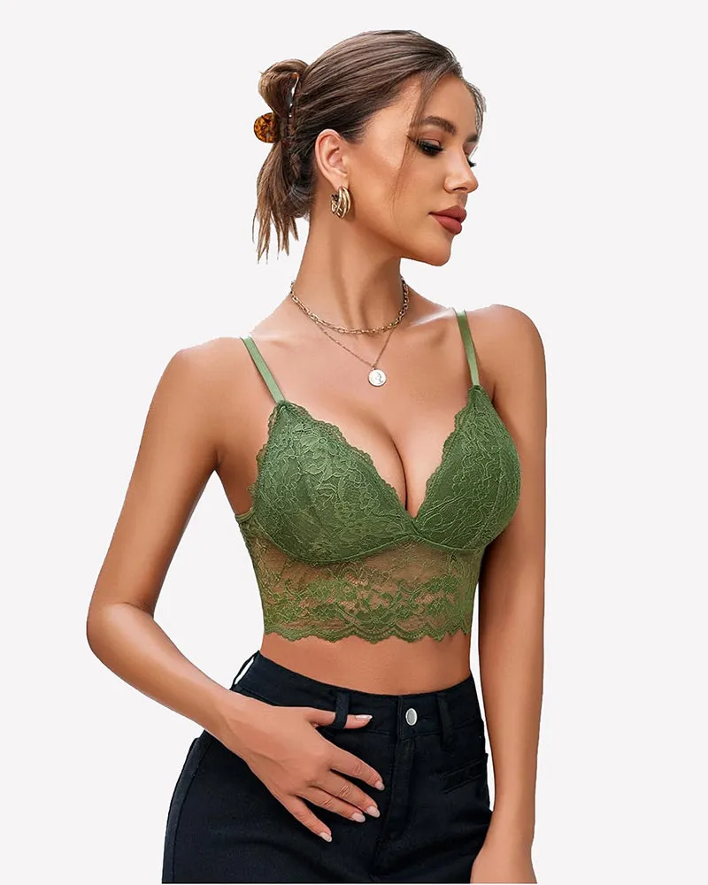 Lace Bustier Tops Cami Crop Top sold by Avid Love product image thumbnail 2