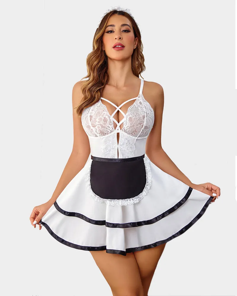 Maid Lingerie French Maid Costume sold by Avid Love product image thumbnail 3