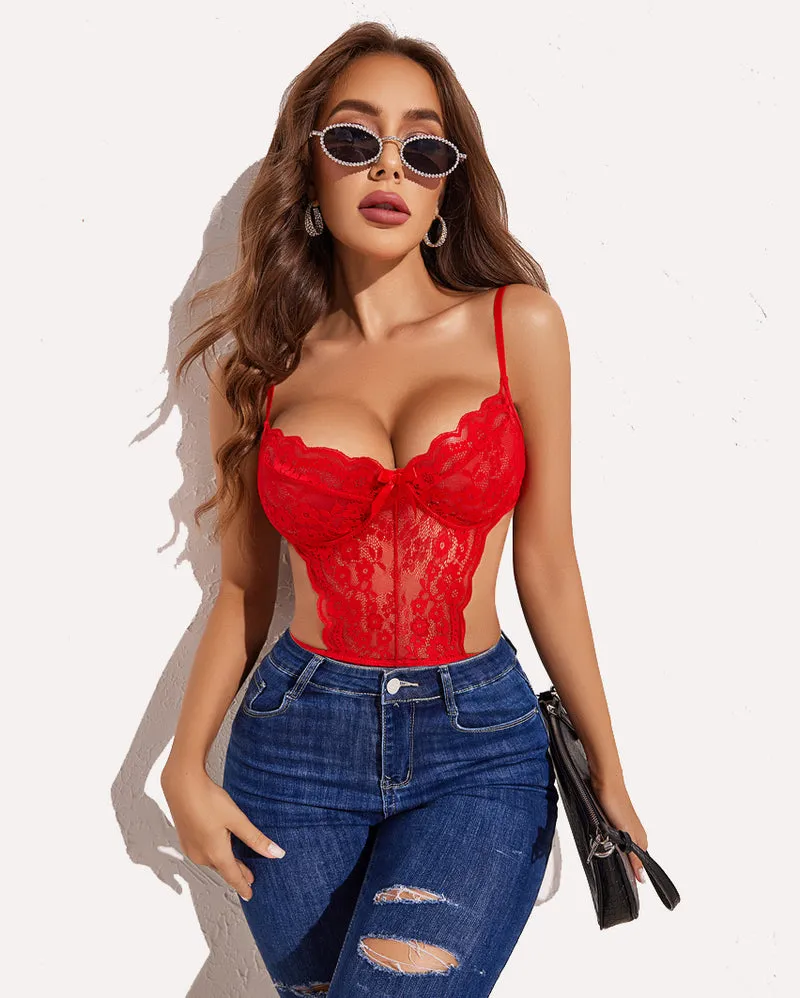 Lingerie Lace Bodysuit sold by Avid Love product image thumbnail 4