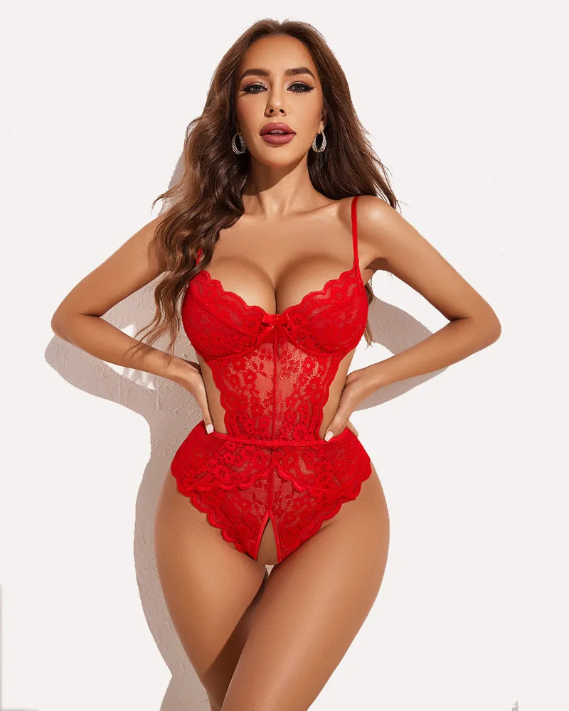 Lingerie Lace Bodysuit sold by Avid Love