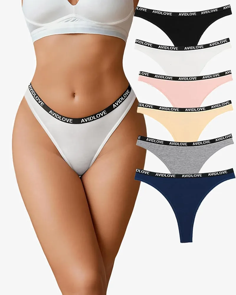 Cotton Stretchy Panties Low Rise Thong sold by Avid Love product image thumbnail 5