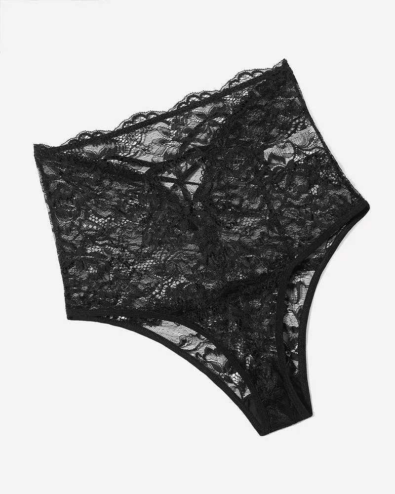 2/4 Pack Invisible Lace Full Coverage Panties sold by Avid Love product image thumbnail 2