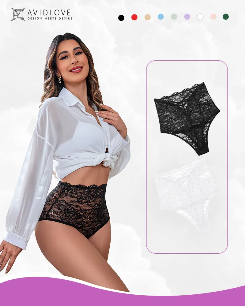 2/4 Pack Invisible Lace Full Coverage Panties sold by Avid Love product image thumbnail 5