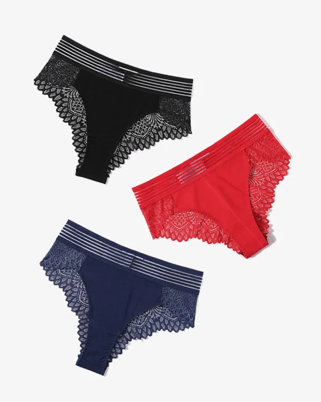 Lace Cheeky Hipster Panties made by Avid Love