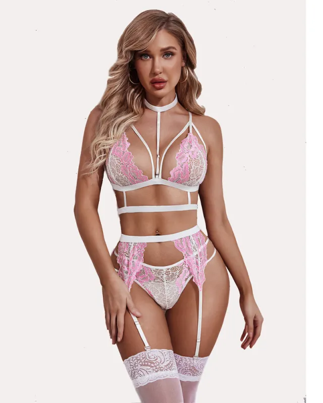 Color Lace Bra And Panty Set sold by Avid Love