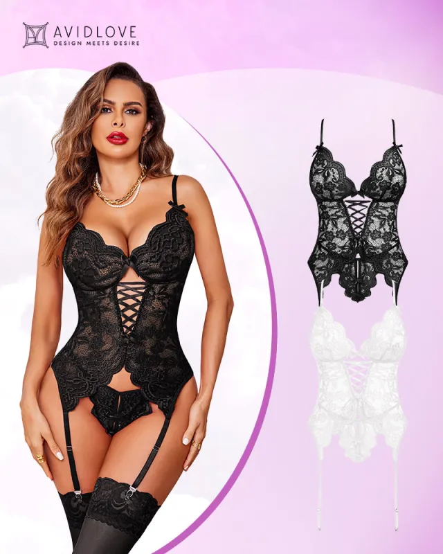 2 Pack Lace Lingerie Sets sold by Avid Love