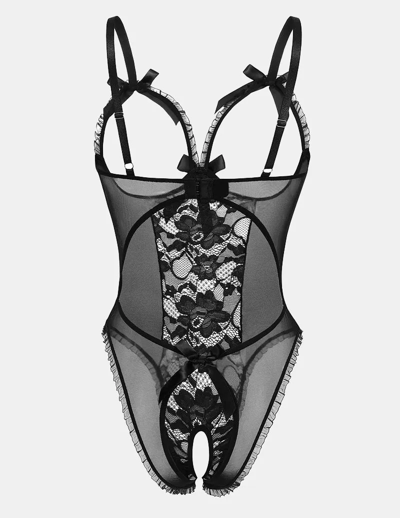 Lace Cut-out Cup Bodysuit sold by Avid Love product image thumbnail 4